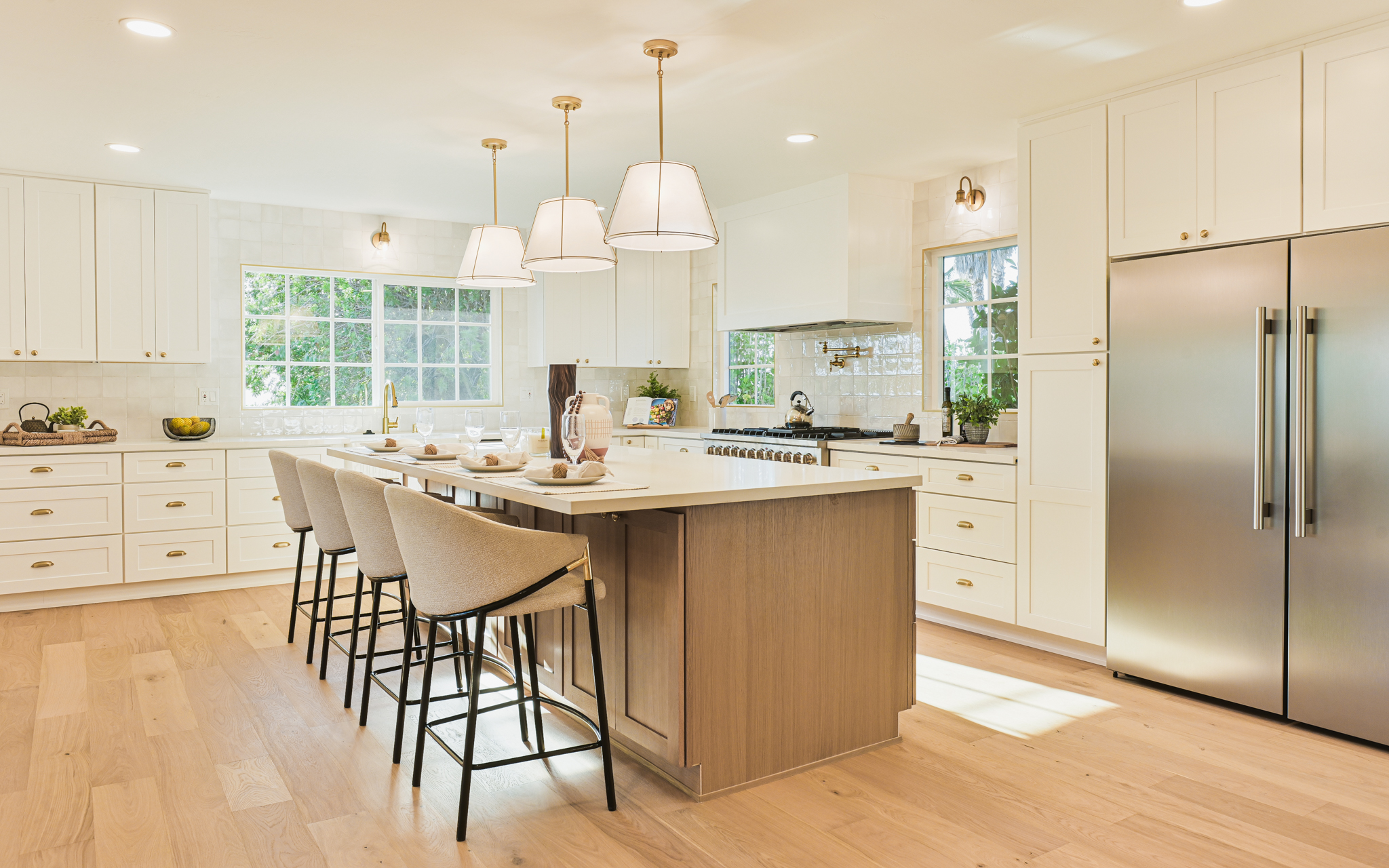 Staged kitchen San Diego vacant staging